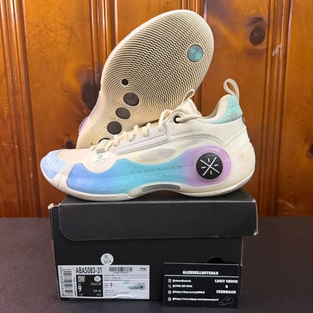 Li Ning Way of Wade 10 Low Cotton Candy Size 9 Men ABAS083
